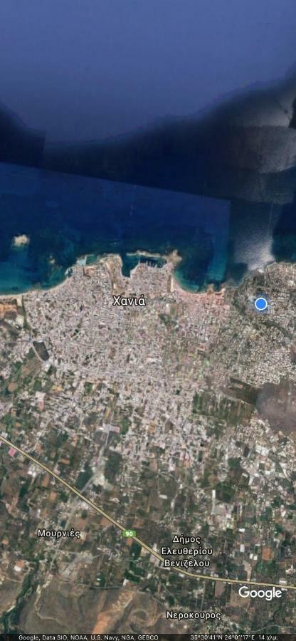 Cozy One-Bedroom Apartment In Halepa, Chania 干尼亞 外观 照片